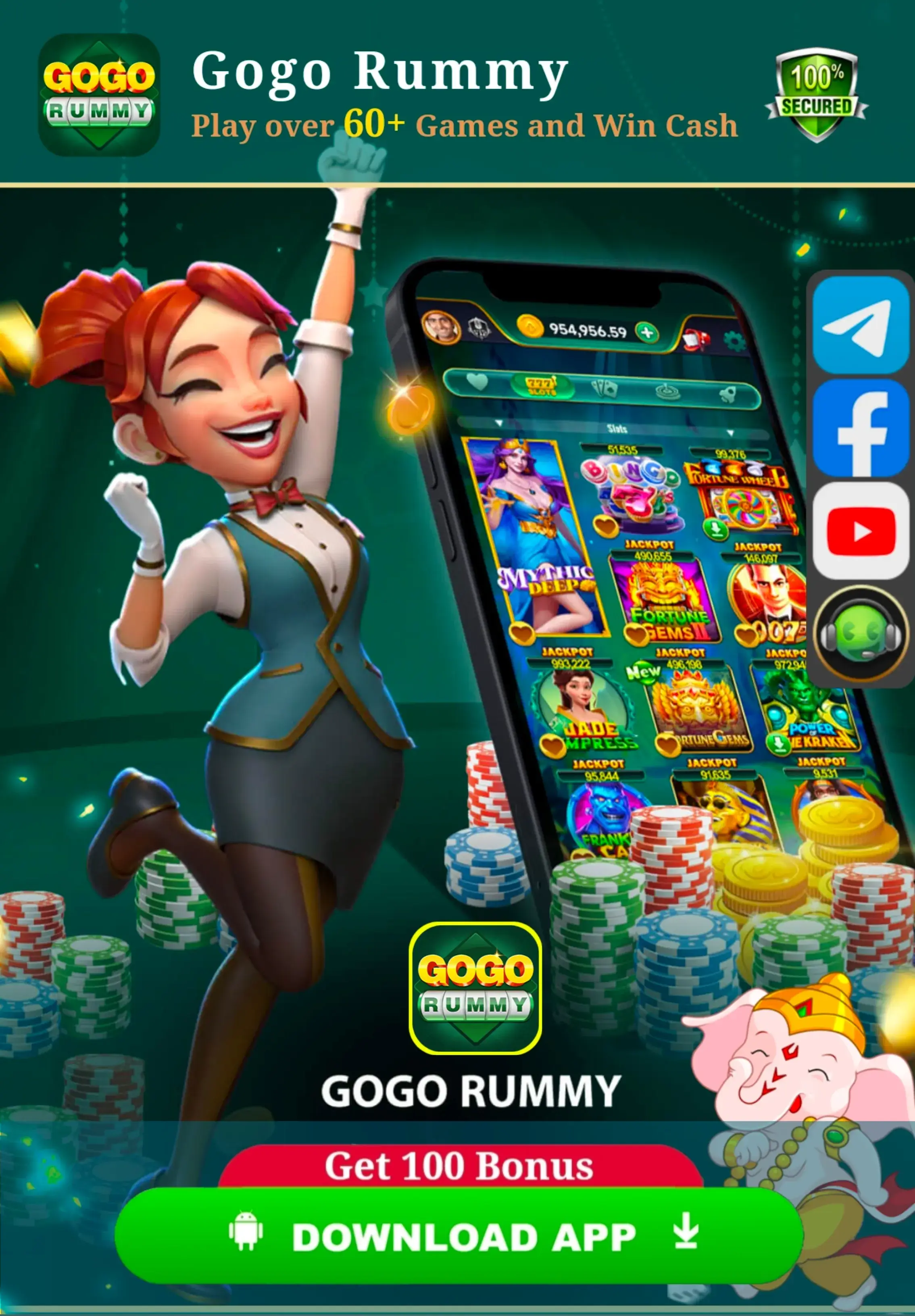 GoGo Rummy APK download banner