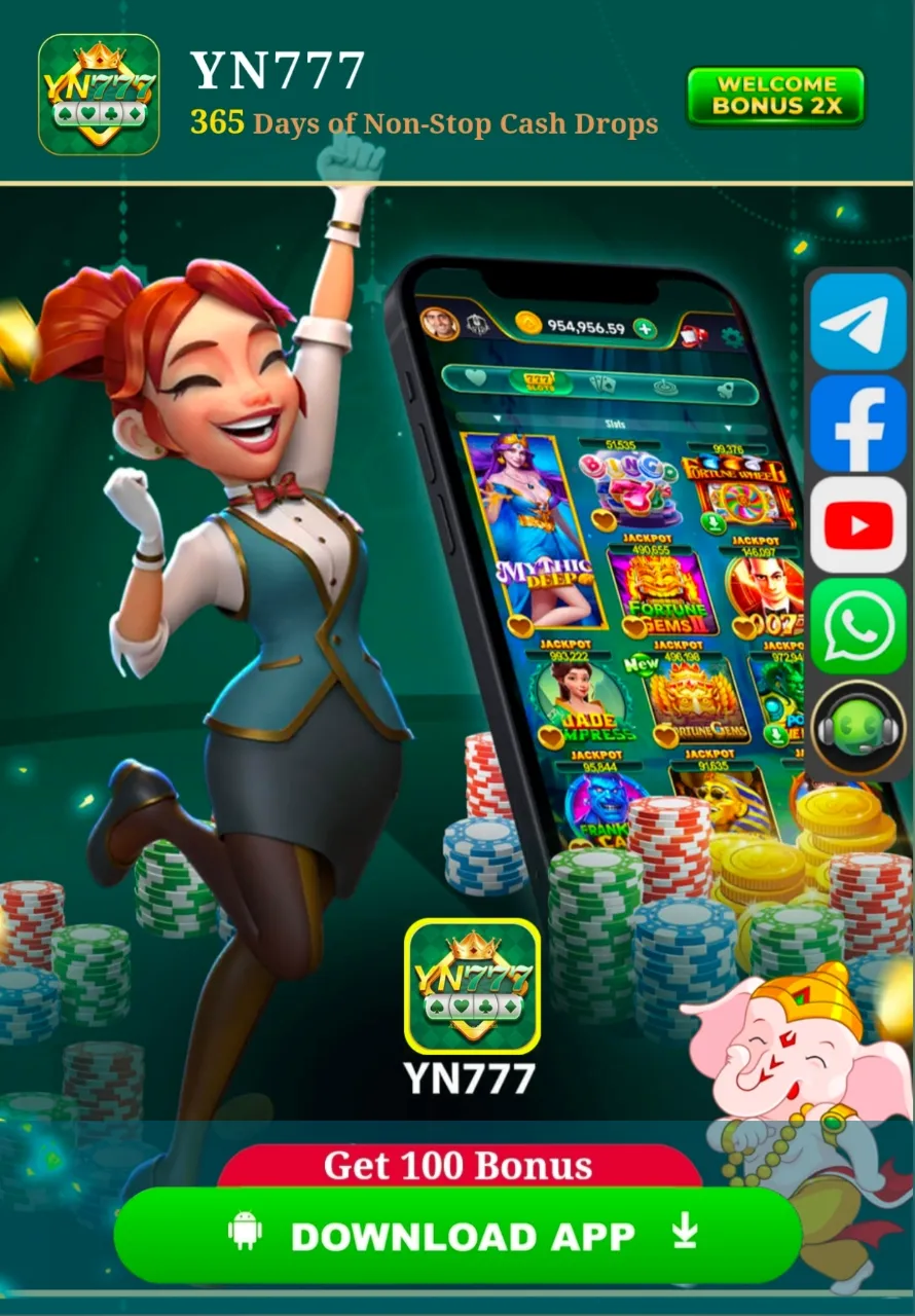 YN 777 APK download banner