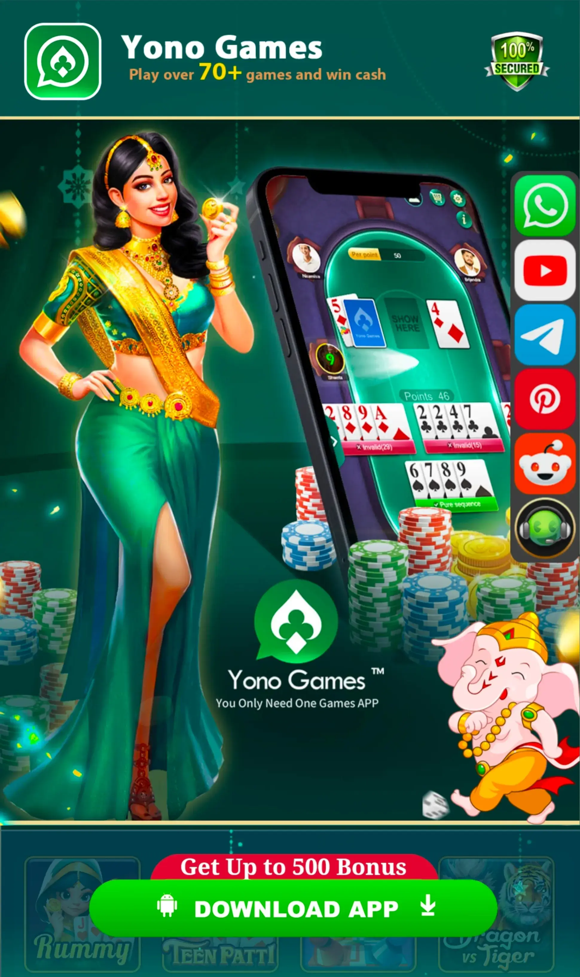 Yono Games APK download banner