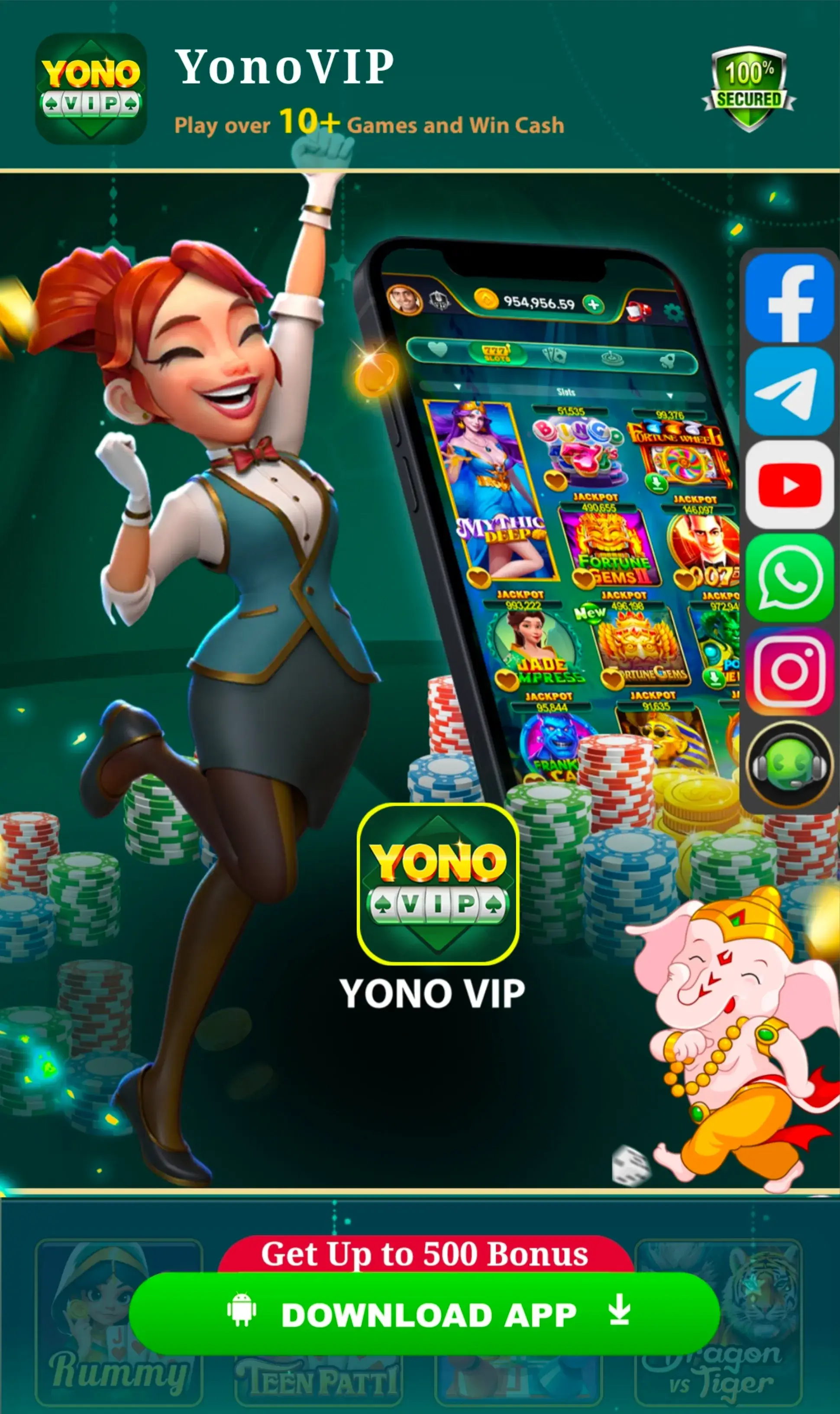 Yono Vip APK download banner
